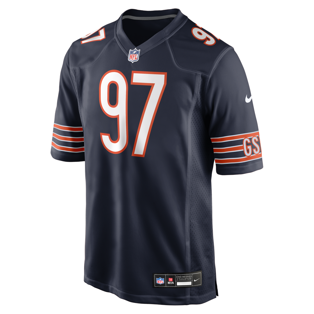 Chicago Bears James Lynch Navy Team Game Football Jersey