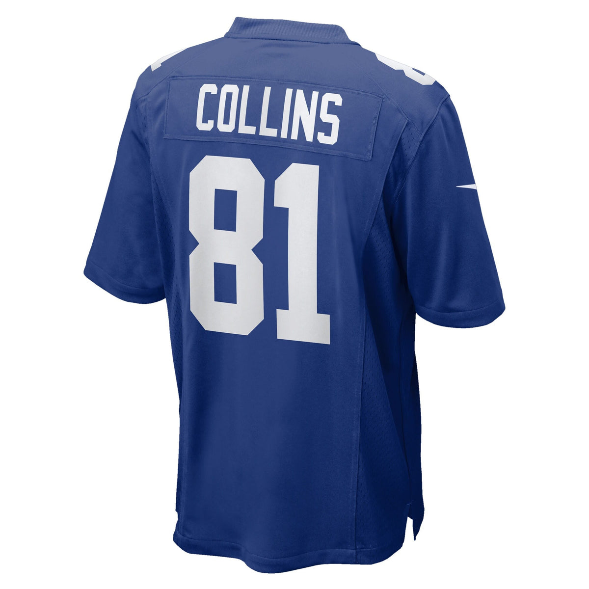 New York Giants Beaux Collins Royal Team Game Football Jersey