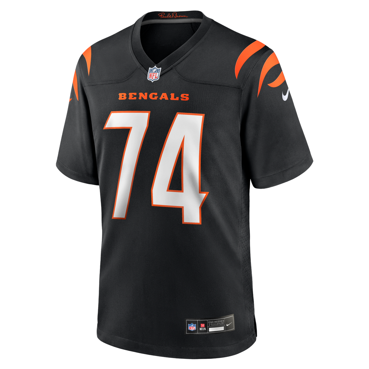 Cincinnati Bengals Jalen Rivers Black Team Game Football Jersey