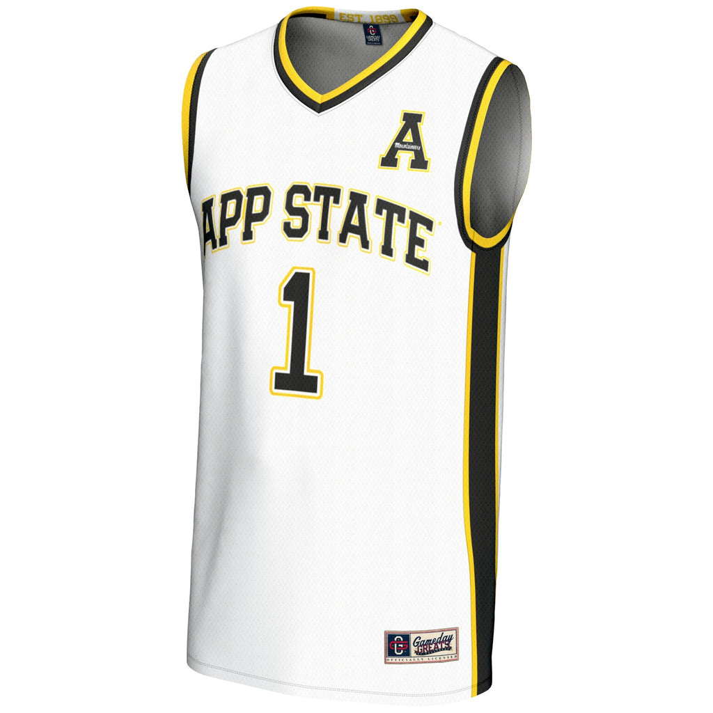 #70 Appalachian State Mountaineers Lightweight Basketball Jersey - White