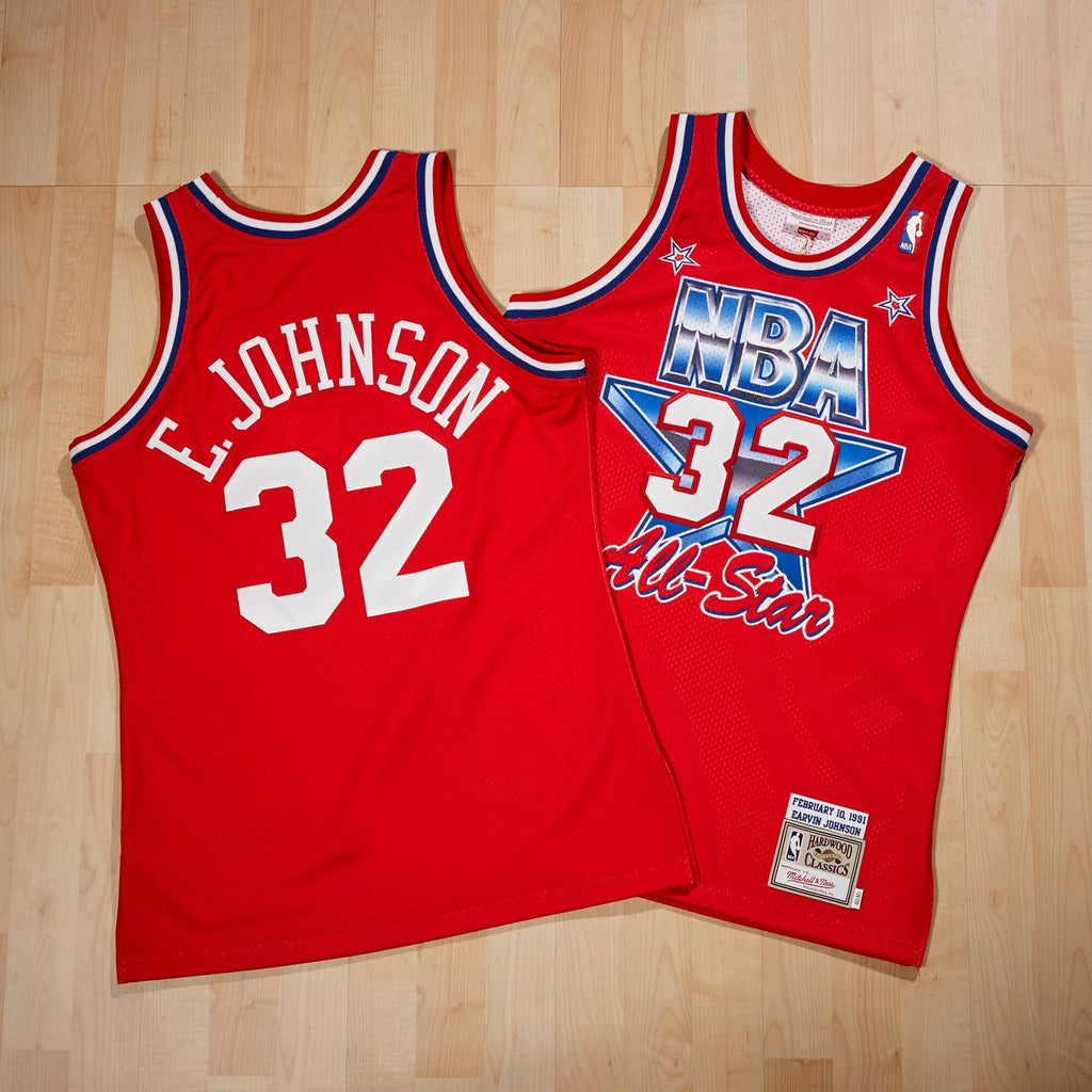 Magic Johnson NBA All-Star West 1991 x Scarlett Jersey