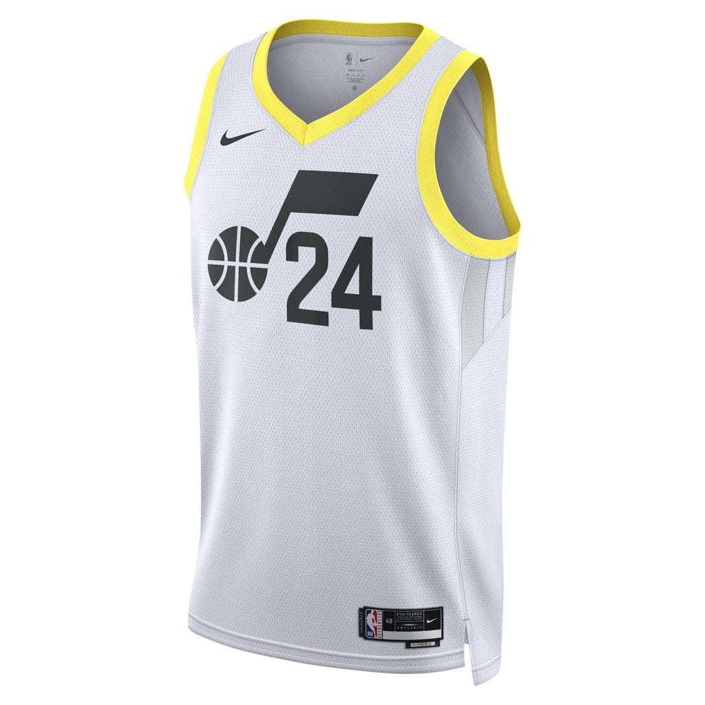 Utah Jazz Association Edition Swingman Jersey - White - Walker Kessler