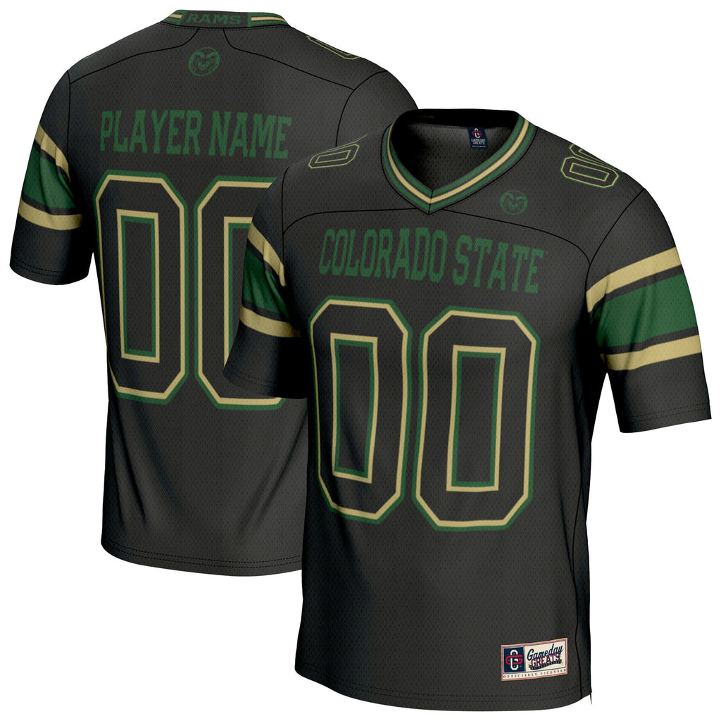 Colorado State Rams Personalized Football Fashion Jersey - Black