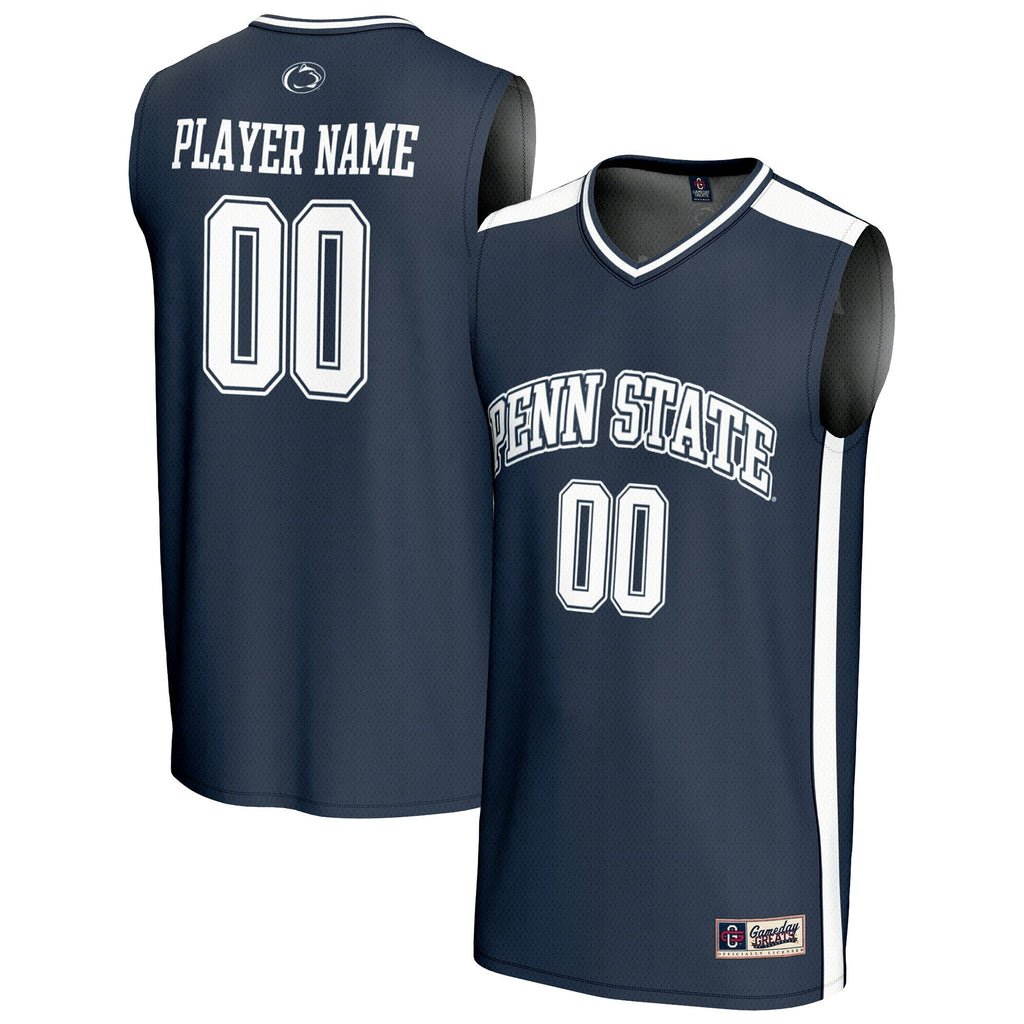 Penn State Nittany Lions NIL Pick-A-Player Lightweight Collegiate Basketball Fashion Jersey - Navy