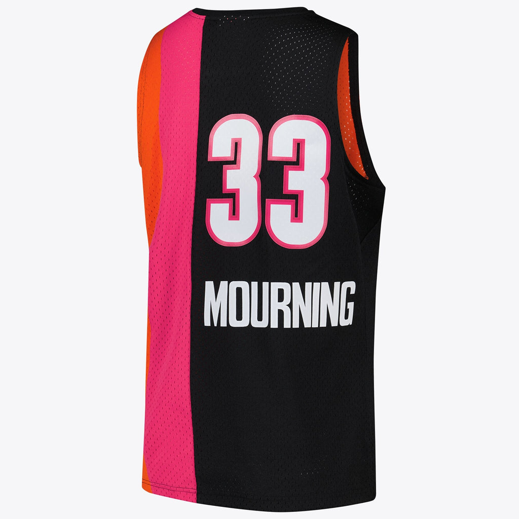 Miami Heat NBA Alonzo Mourning Hardwood Classics Road Jersey