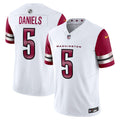 Washington Commanders Jayden Daniels White Vapor F.U.S.E. Limited Football Jersey