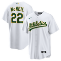 Athletics Jeff McNeil White Home Replica Baseball Jersey
