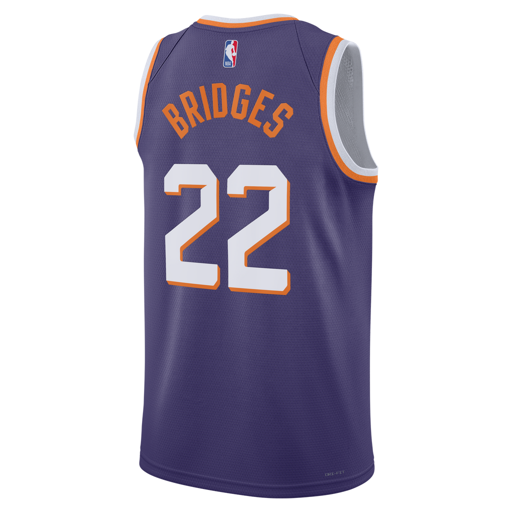 Phoenix Suns Icon Edition Swingman Jersey - Purple - Miles Bridges