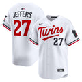 Minnesota Twins Ryan Jeffers White Home Limited Player Baseball Jersey
