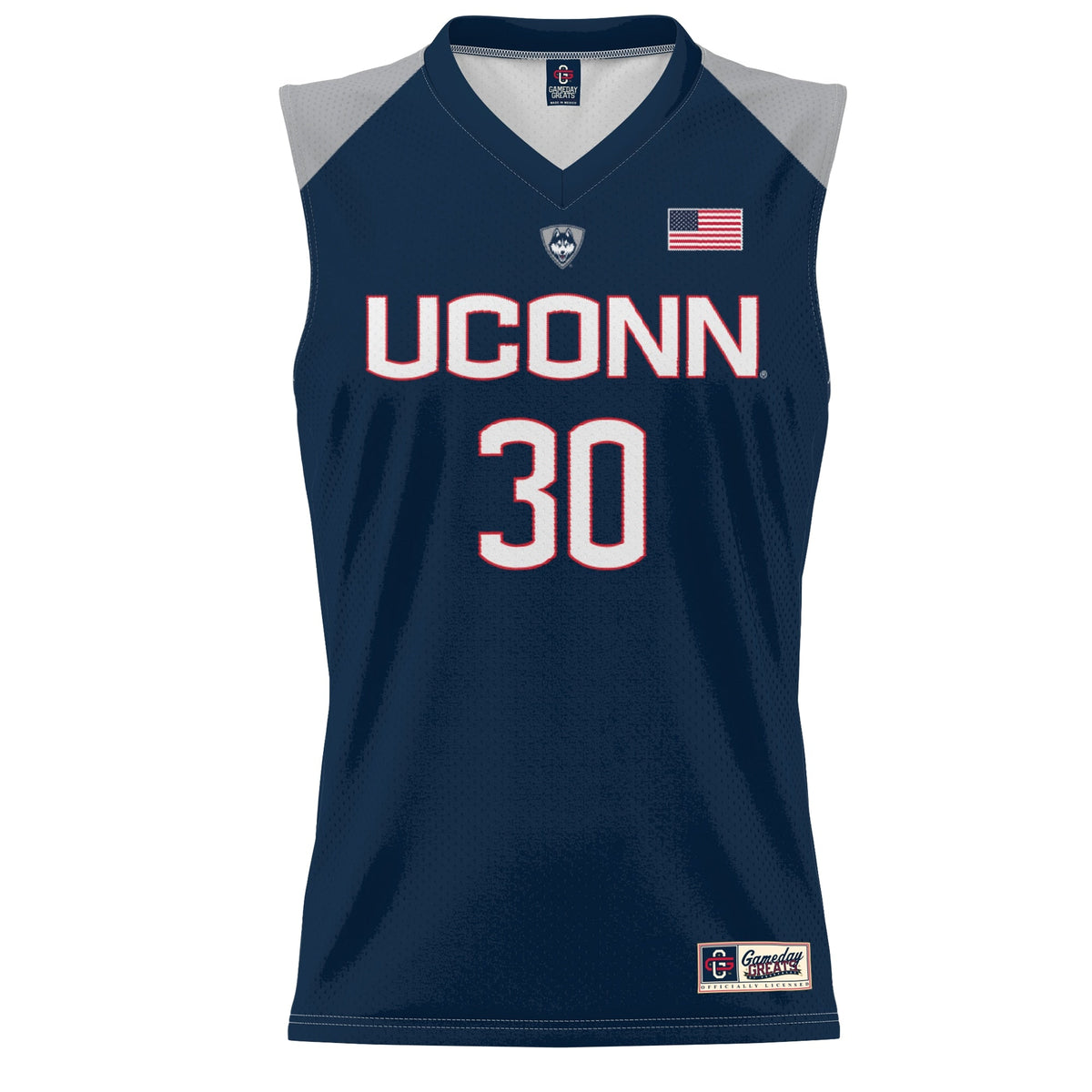 Breanna Stewart Navy UConn Huskies Lightweight Basketball Alumni Jersey