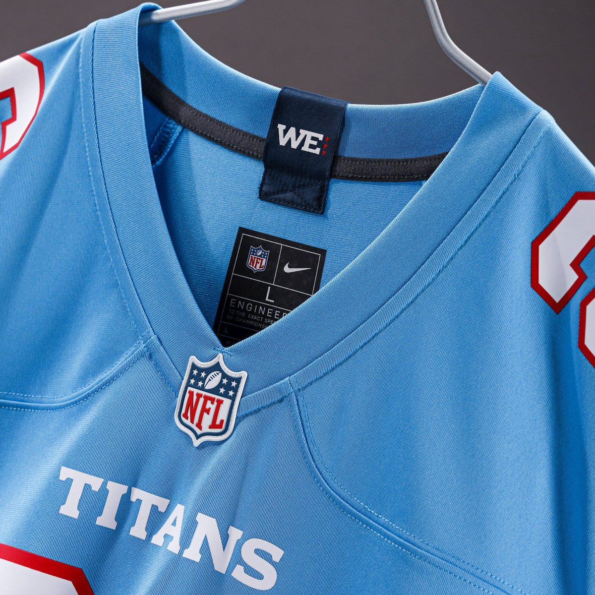 Tennessee Titans Cedric Gray Light Blue Game Football Jersey