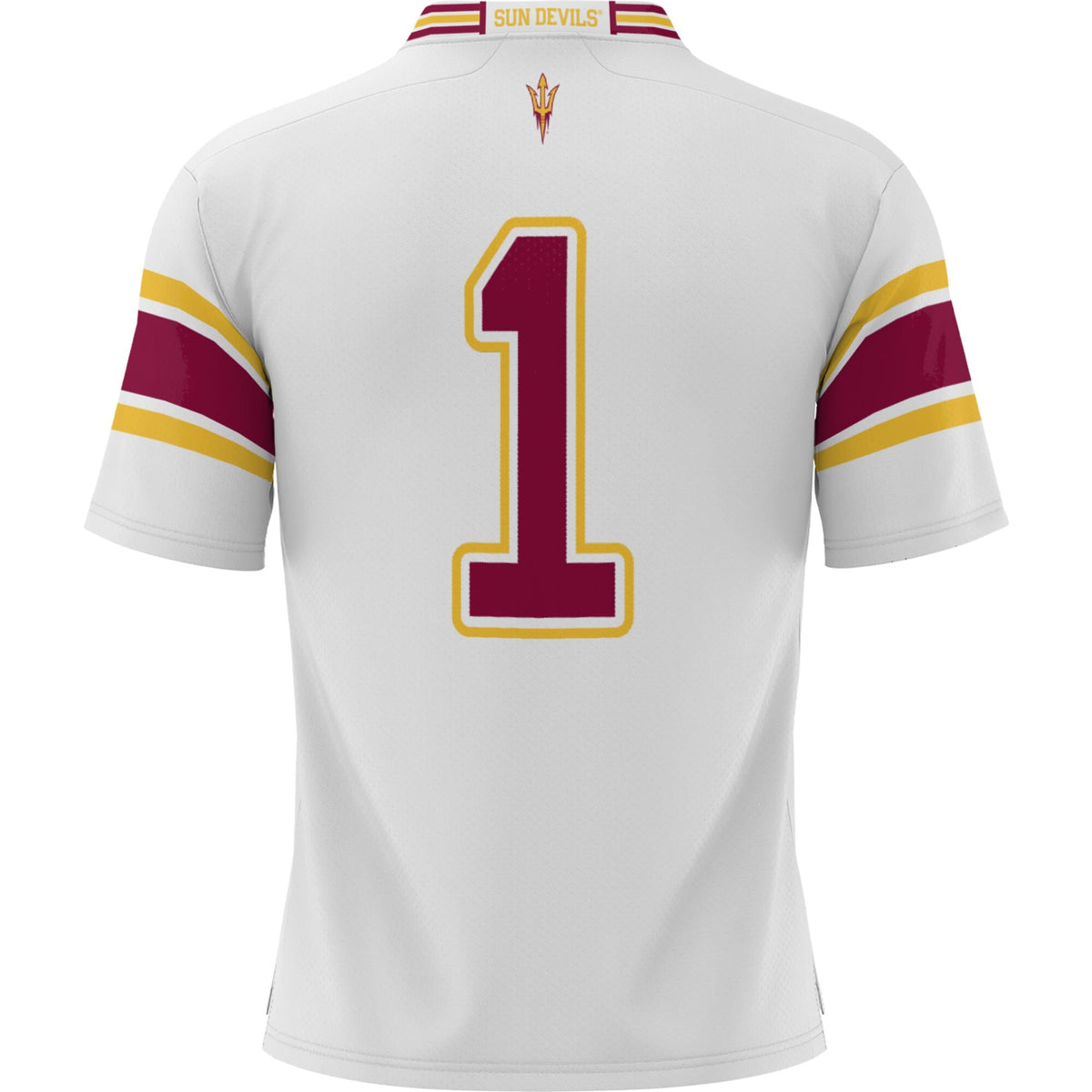 #1 White Arizona State Sun Devils Football Jersey