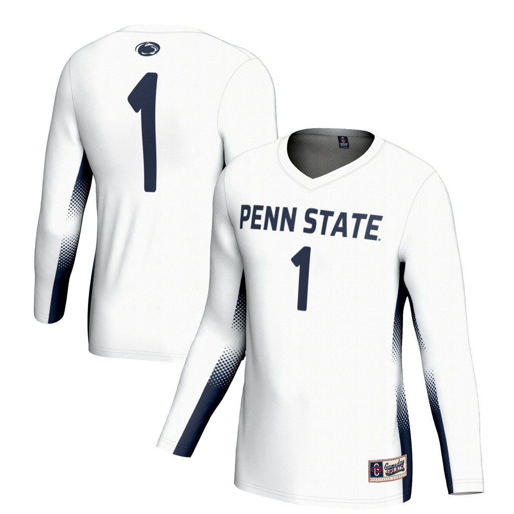 #1 Penn State Nittany Lions Lightweight Volleyball Jersey - White