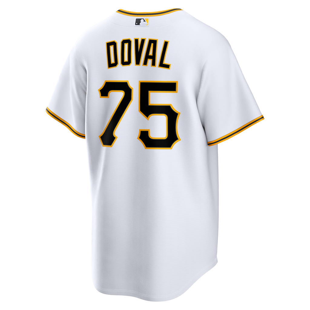 Pittsburgh Pirates Camilo Doval White Home Replica Baseball Jersey