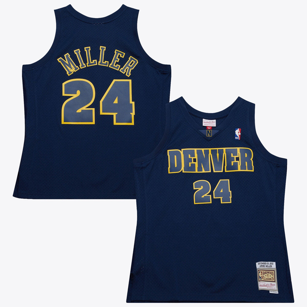 Denver Nuggets Andre Miller 2012 Day Jersey - Ash Blue