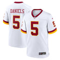 Washington Commanders Jayden Daniels White Game Super Bowl Era Football Jersey