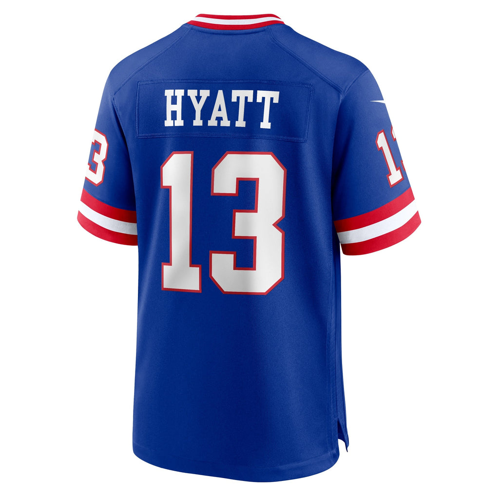 New York Giants Jalin Hyatt Royal Alternate Game Football Jersey