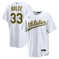 Athletics Henry Bolte White Home Replica Baseball Jersey