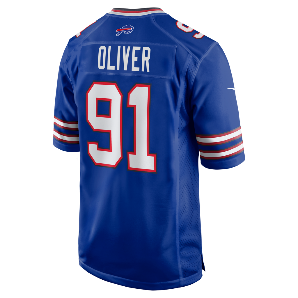 Buffalo Bills Ed Oliver Royal Team Game Player Football Jersey