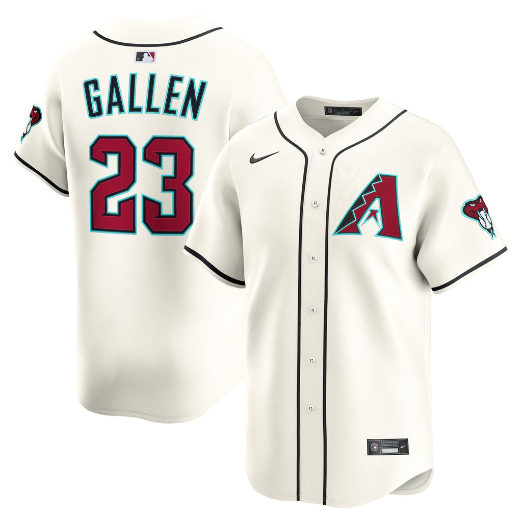 Arizona Diamondbacks Zac Gallen Cream Home Limited Player Baseball Jersey