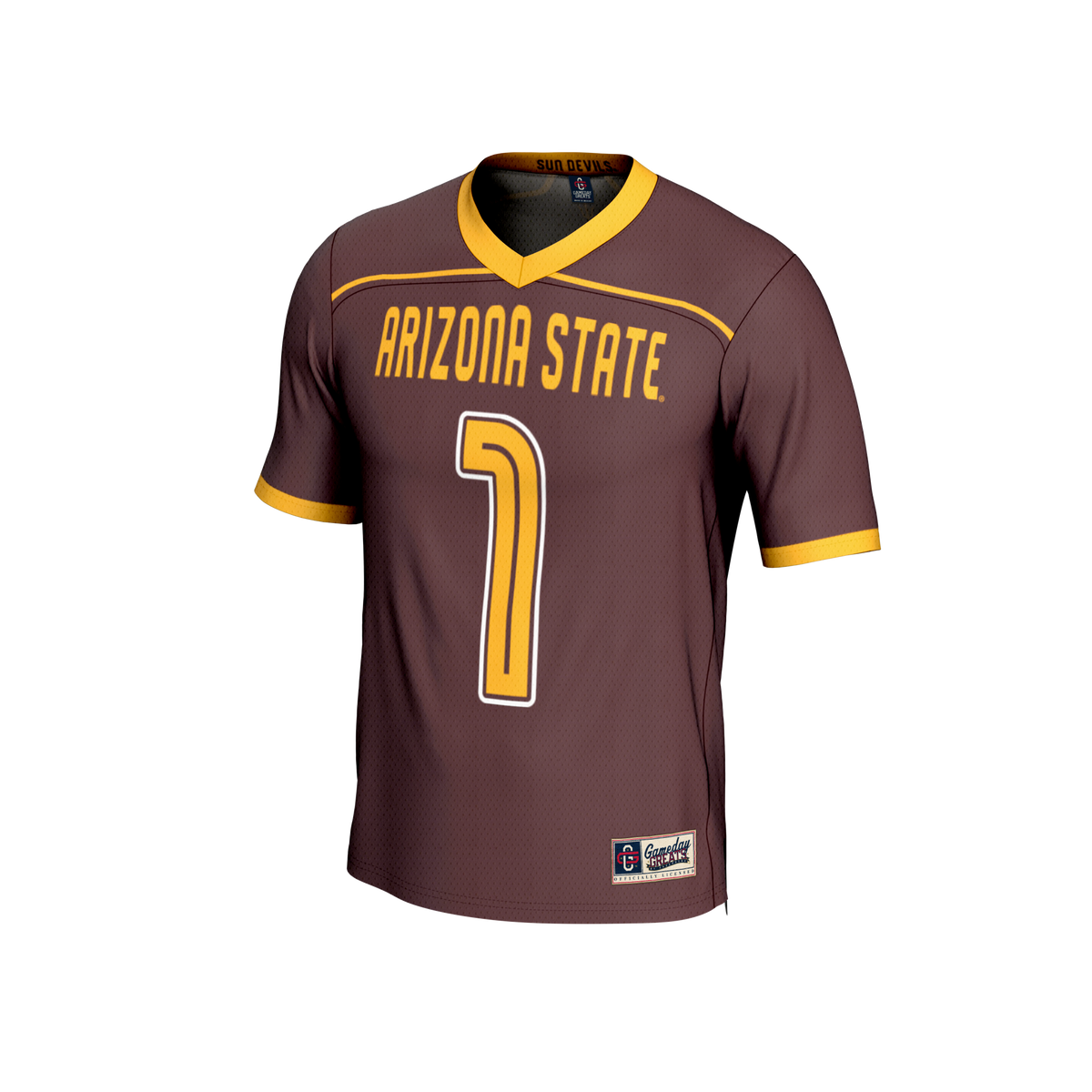 Arizona State Sun Devils Lightweight Lacrosse Fashion Jersey - Maroon