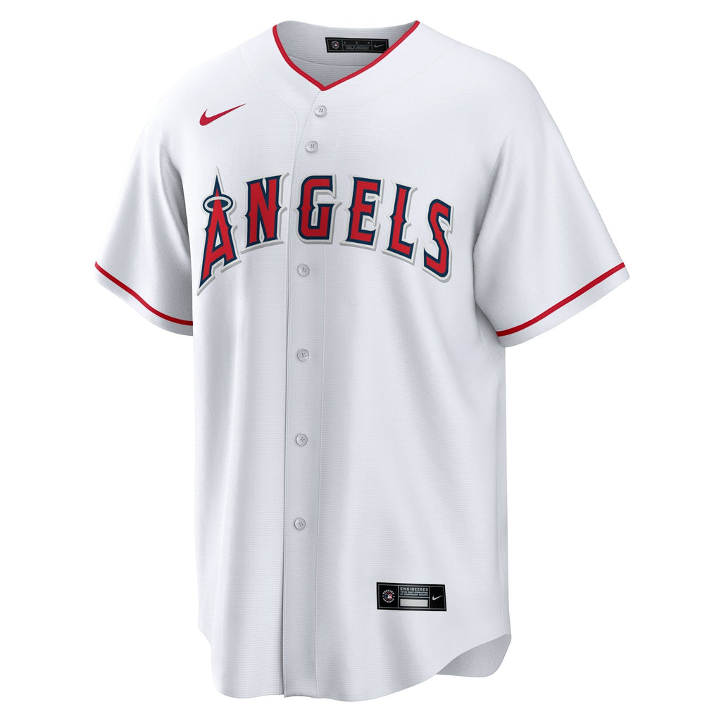 Los Angeles Angels Christian Moore White Home Replica Baseball Jersey
