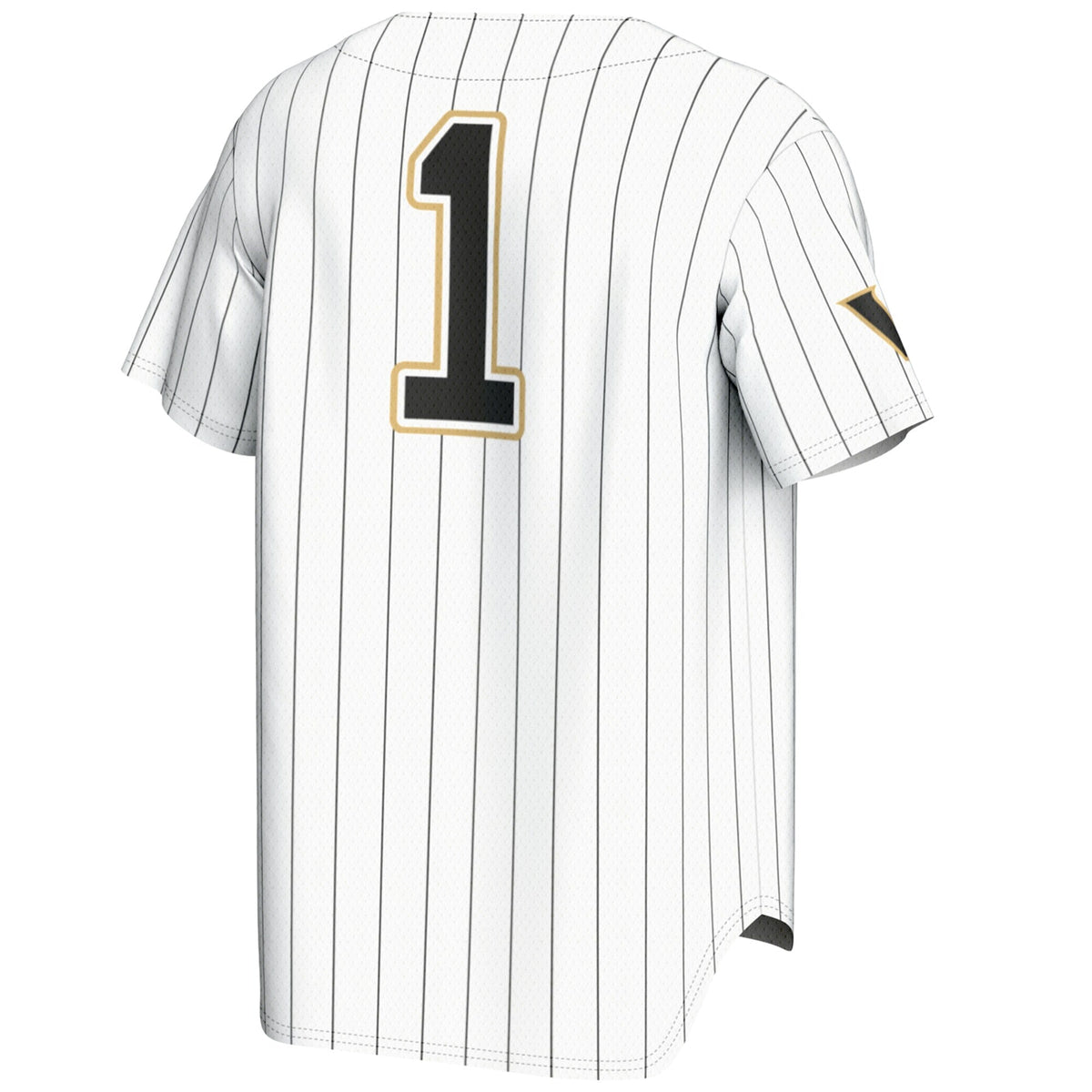 #1 Vanderbilt Commodores Lightweight Baseball Jersey - White
