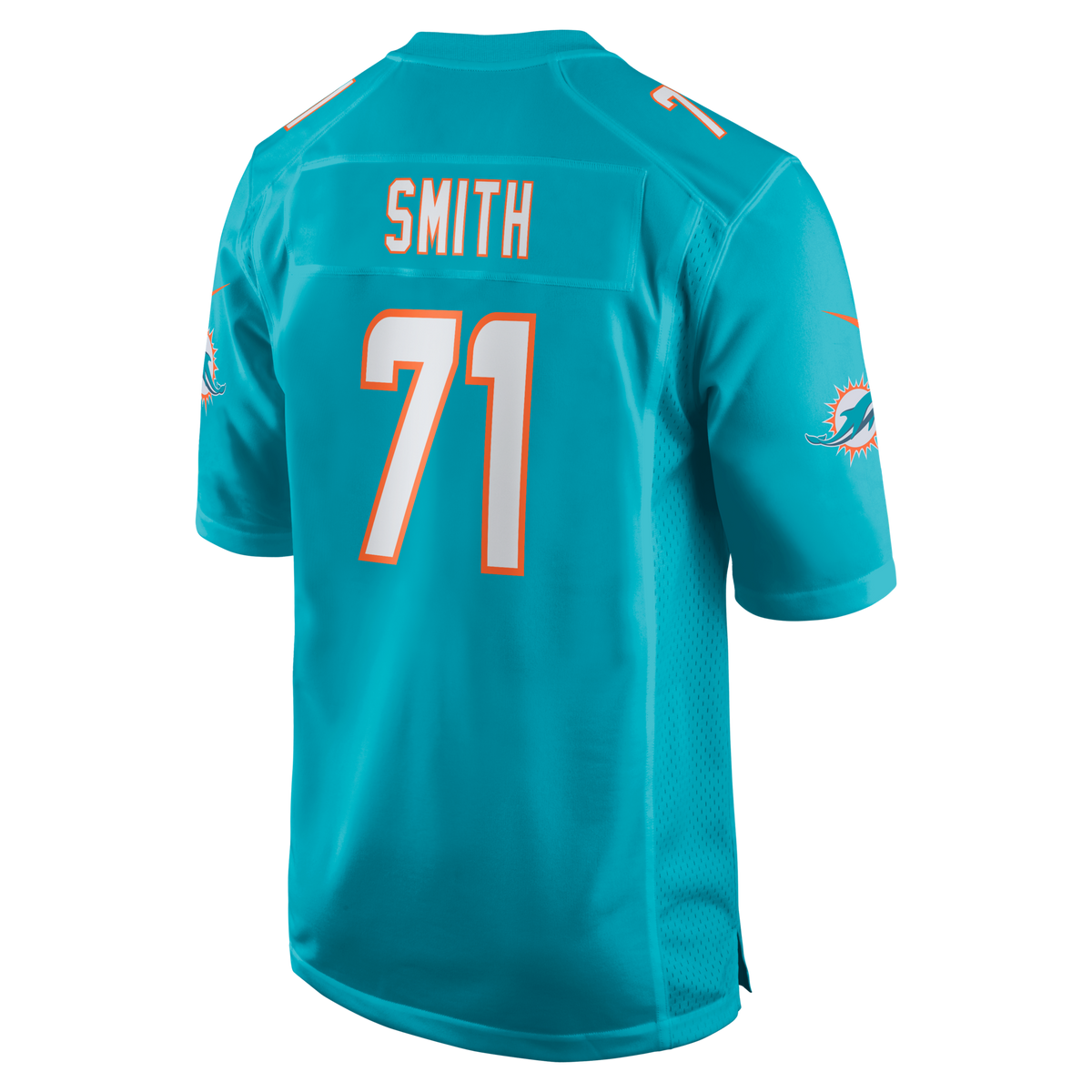 Miami Dolphins Kion Smith Aqua Game Football Jersey