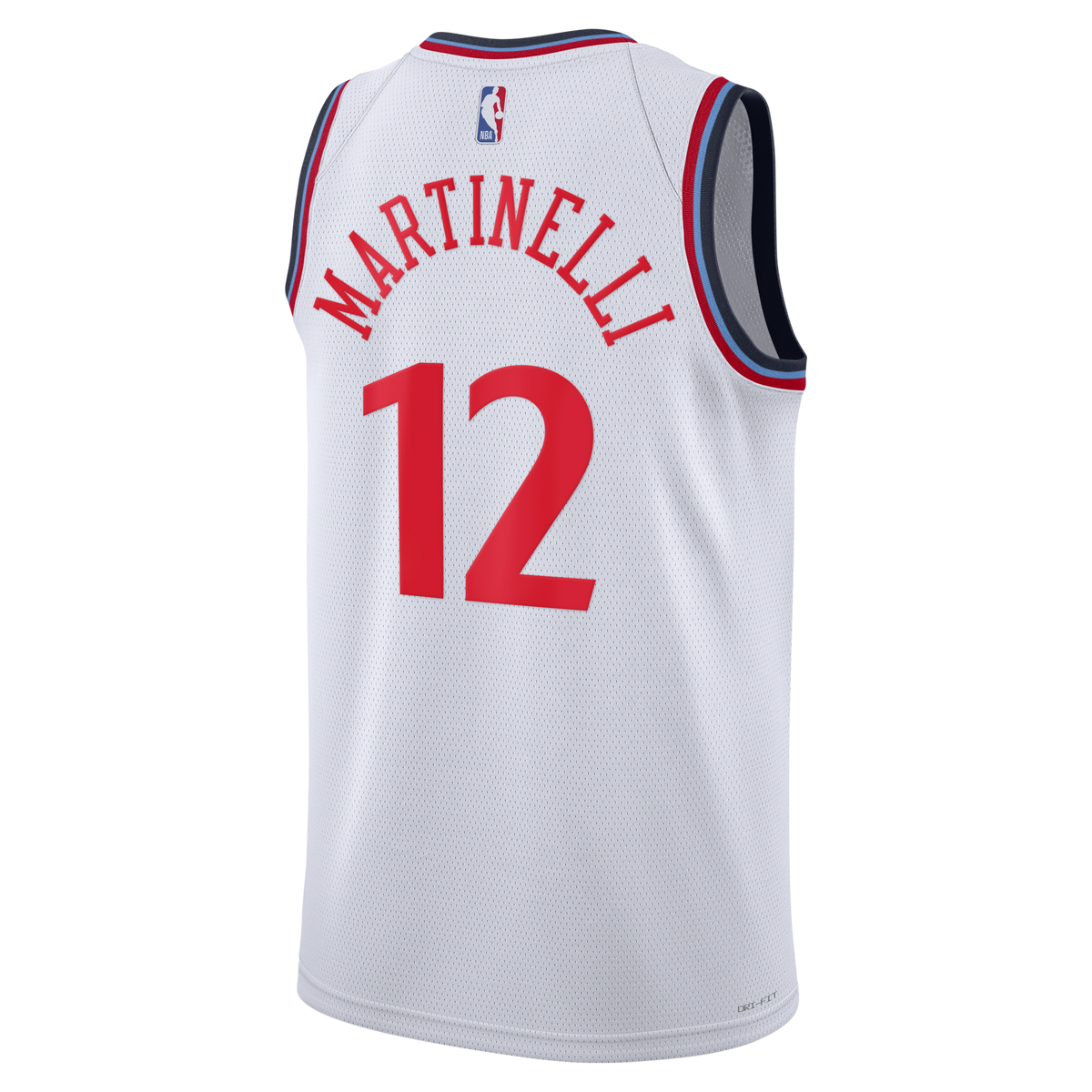 Los Angeles Clippers Replica Association Edition Swingman Jersey - White - Nick Martinelli