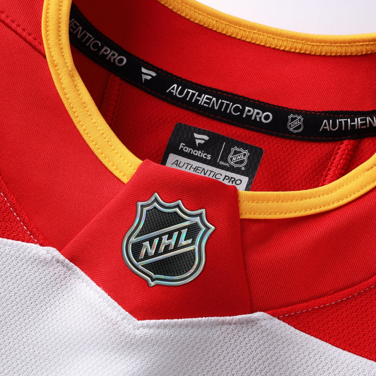 Calgary Flames White Away Pro Jersey