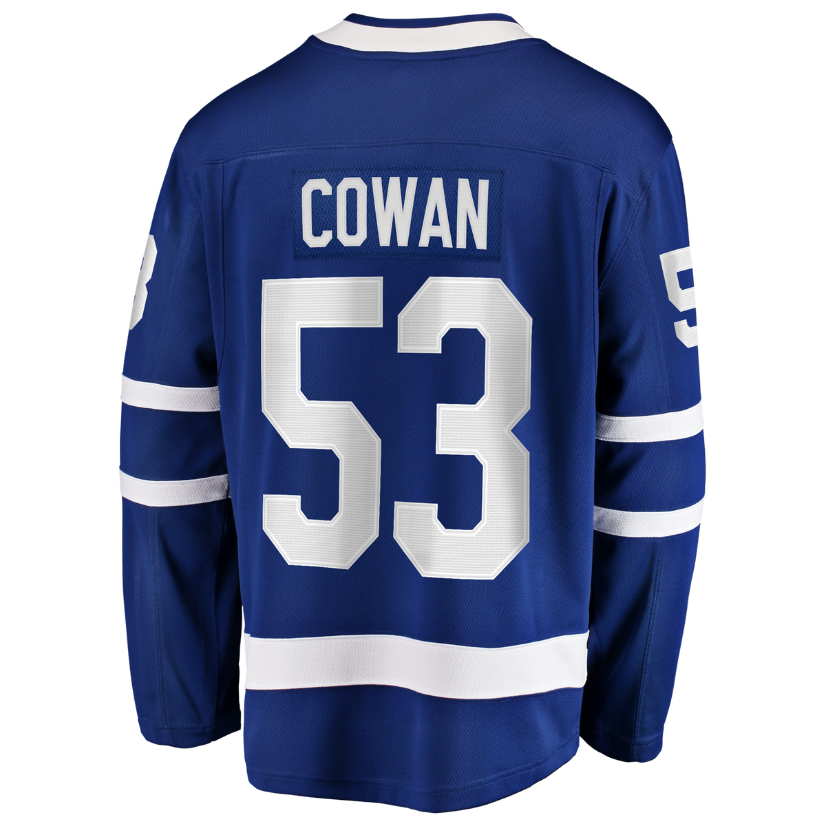 Toronto Maple Leafs Easton Cowan Blue Home Breakaway Hockey Jersey