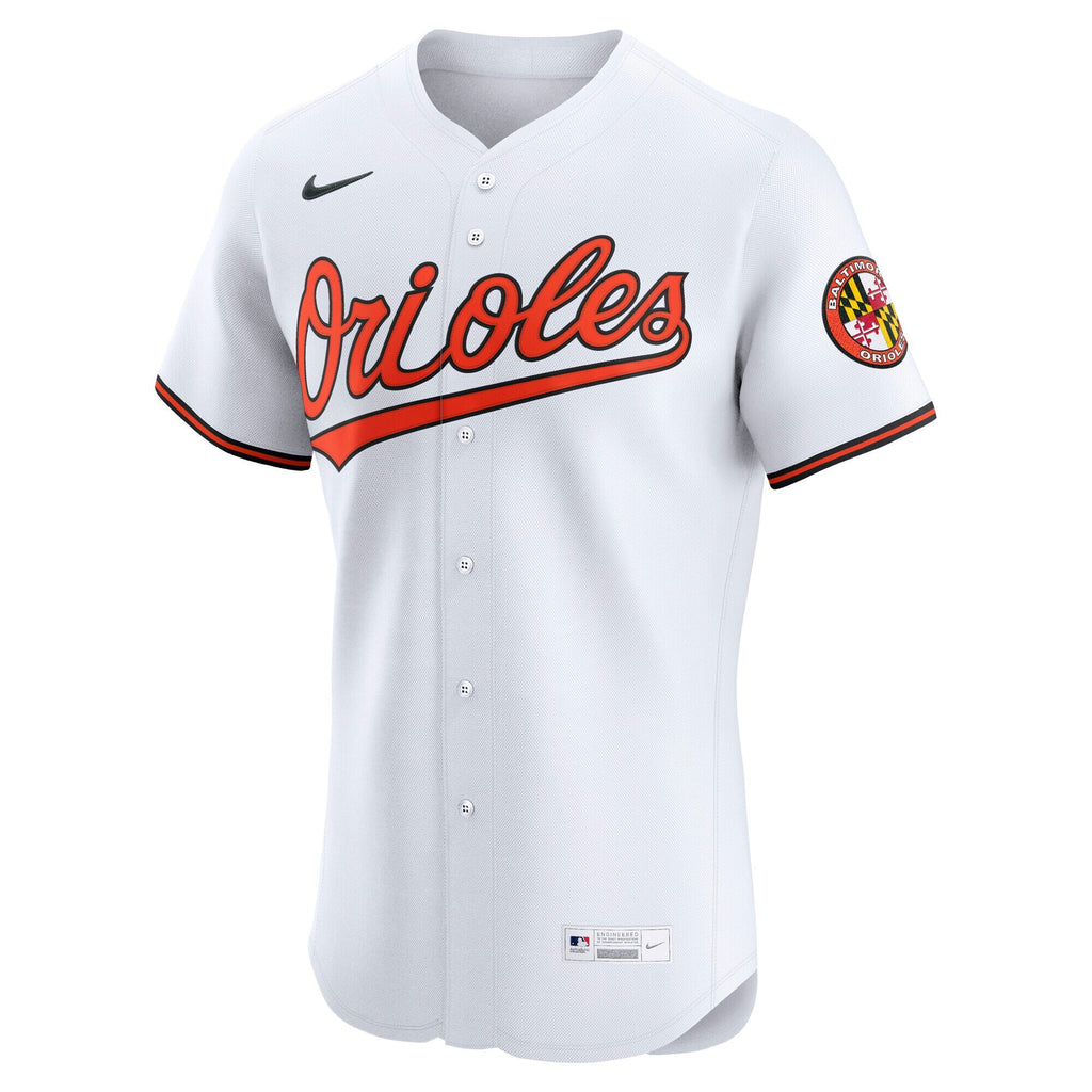 Baltimore Orioles White Home Elite Baseball Jersey