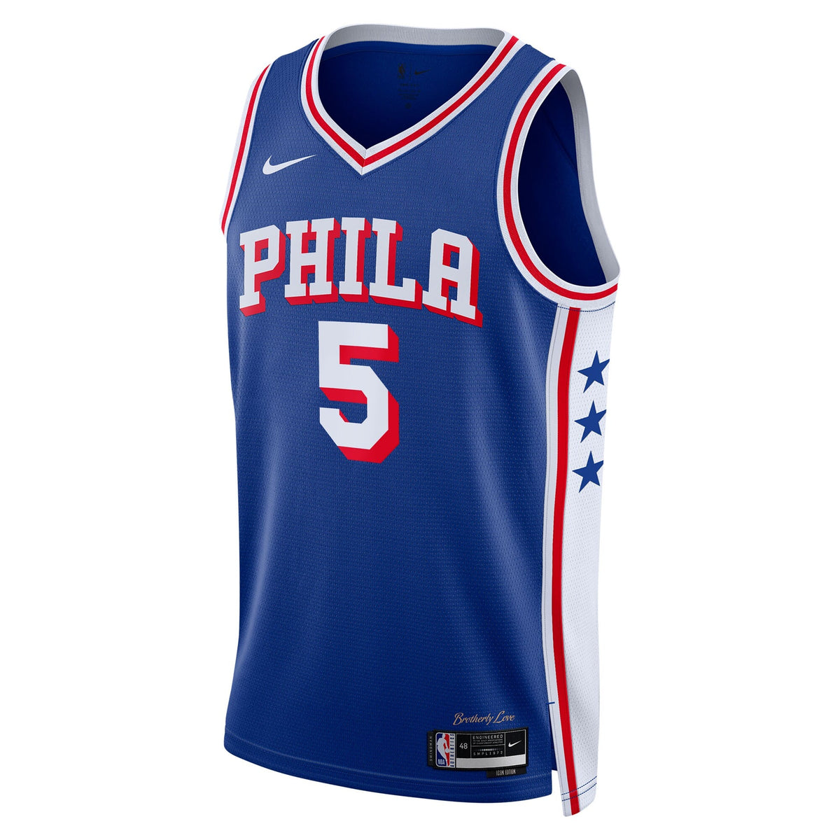 Philadelphia 76ers Icon Edition Swingman Jersey - Royal - Quentin Grimes