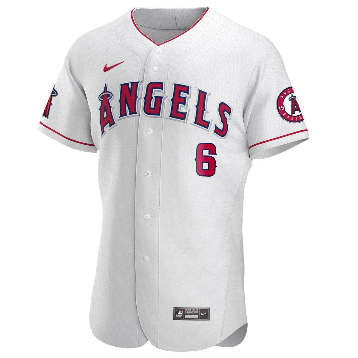 Los Angeles Angels Anthony Rendon White Player Baseball Jersey