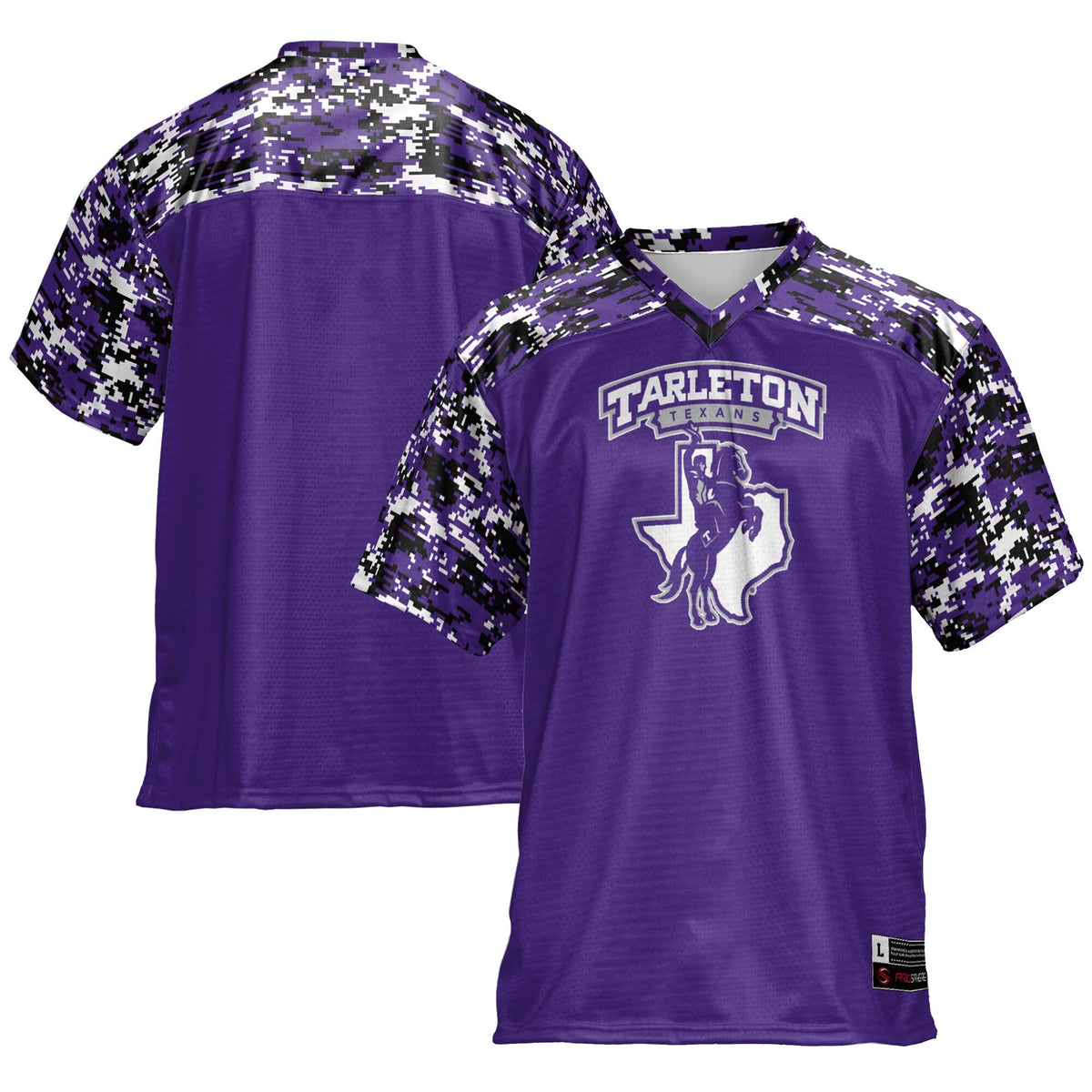 Tarleton State Texans Football Jersey - Purple
