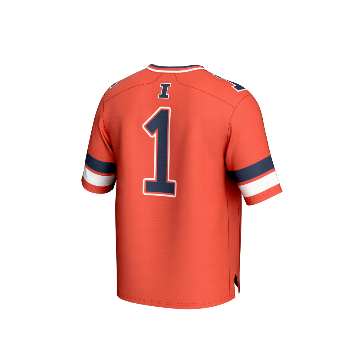 #1 Illinois Fighting Illini Collegiate Football Fashion Jersey - Orange
