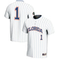 #1 Florida Gators Lightweight Softball Jersey - White