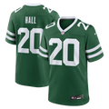New York Jets Breece Hall Legacy Green Game Football Jersey
