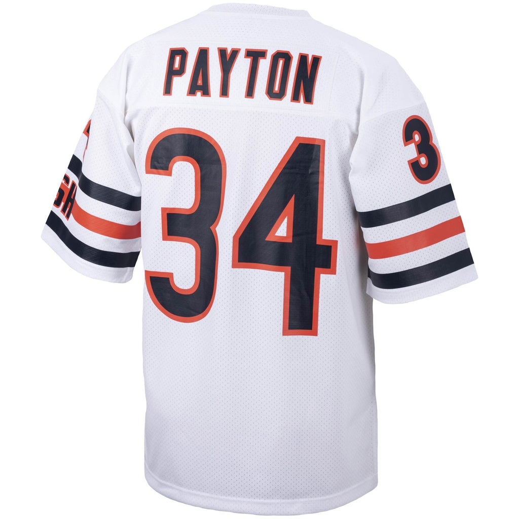 Chicago Bears 1985 Walter Payton White Throwback Retired Player Football Jersey