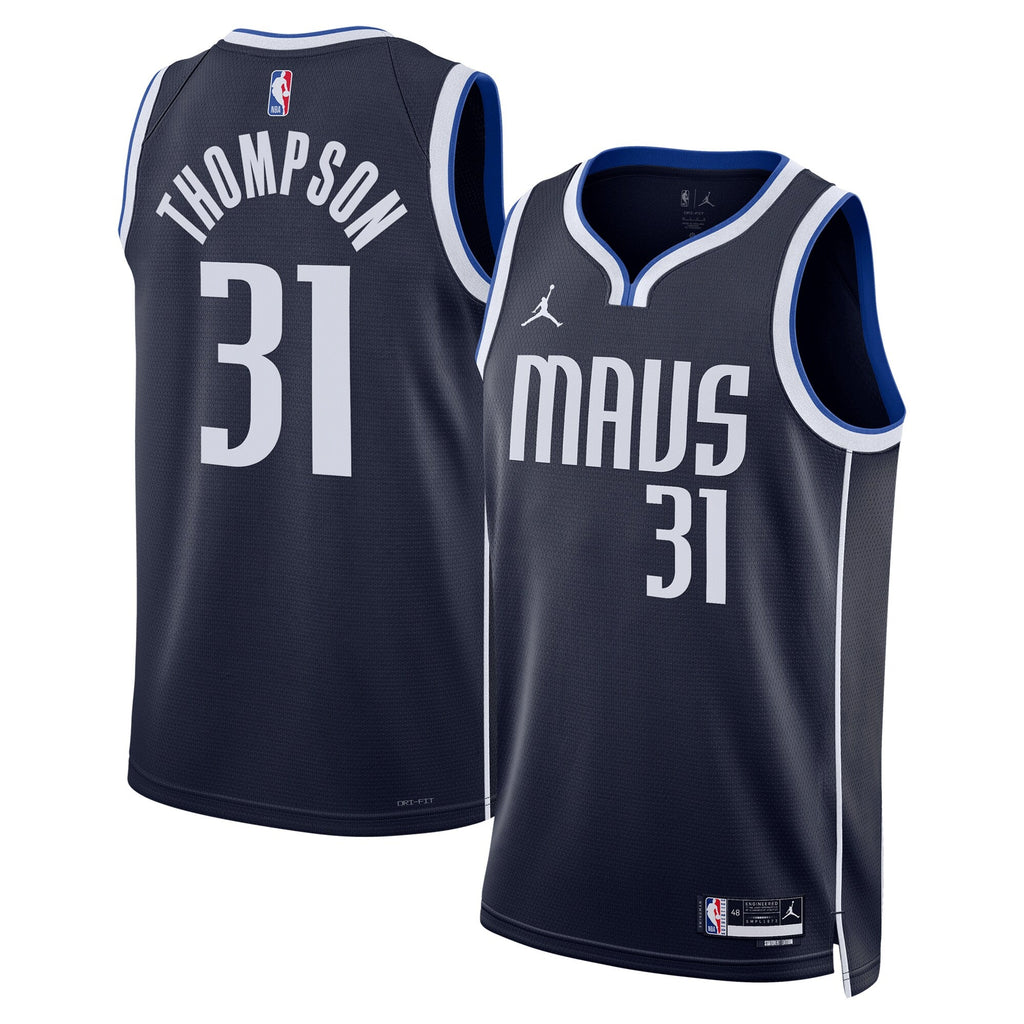 Dallas Mavericks Statement Edition Swingman Jersey - Navy - Klay Thompson