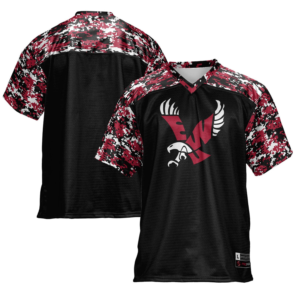 Black Eastern Washington Eagles Football Jersey