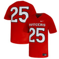 #25 Rutgers Scarlet Knights Untouchable Replica Game Jersey - Scarlet