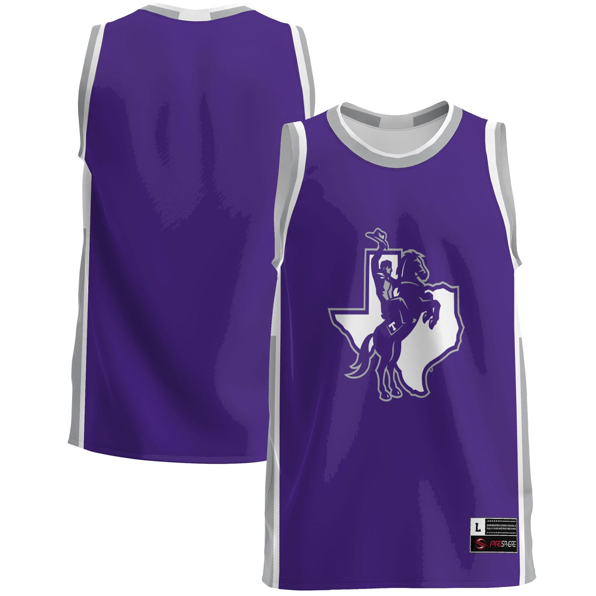 Tarleton State Texans Lightweight Basketball Jersey - Purple