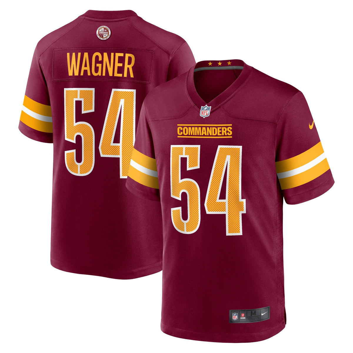 Washington Commanders Bobby Wagner Burgundy Game Player Football Jersey
