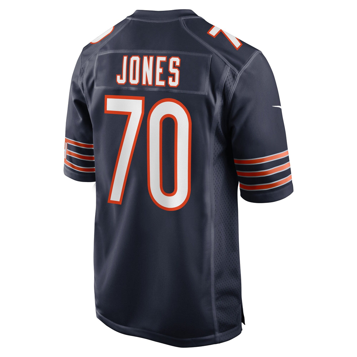 Chicago Bears Braxton Jones Navy Game Player Football Jersey