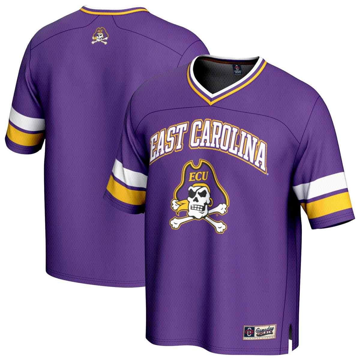Purple ECU Pirates Spirit Football Jersey