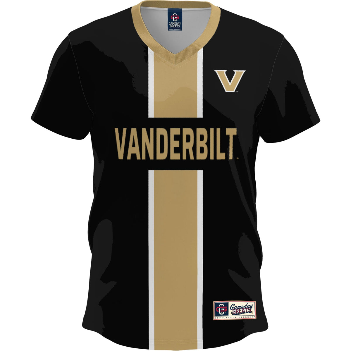Vanderbilt Commodores Lightweight Soccer Fashion Jersey - Black