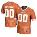 Texas Longhorns Icon Print NIL Pick-A-Player Football Jersey - Texas Orange