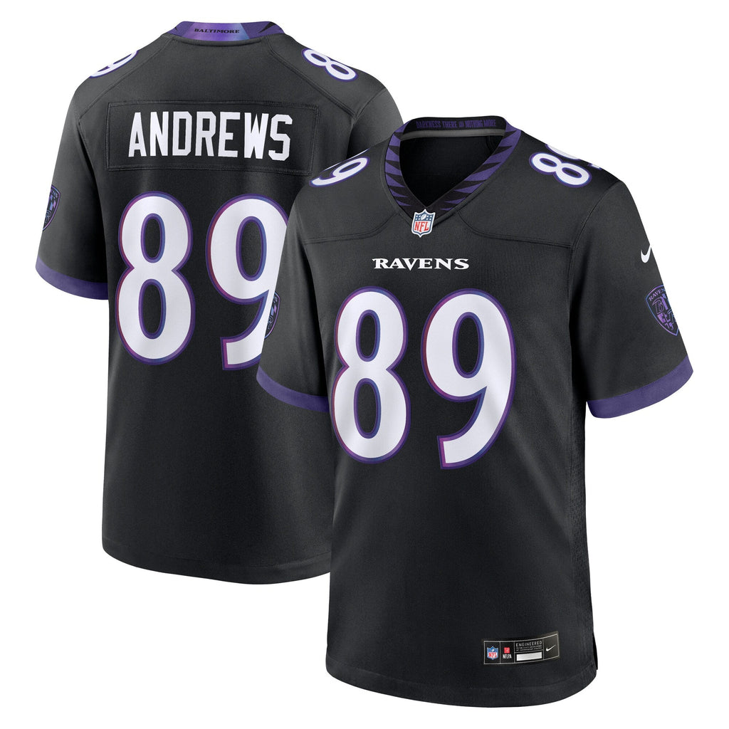 Baltimore Ravens Mark Andrews Black Alternate Game Football Jersey
