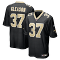 New Orleans Saints Steve Gleason Black Game Retired Player Football Jersey